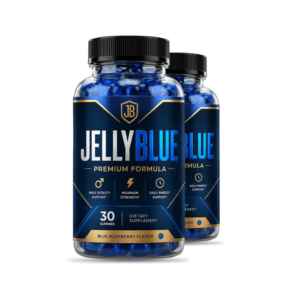 JellyBlue gummy bottle